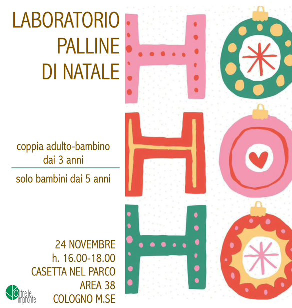 Oltre le impronte: laboratorio palline di Natale