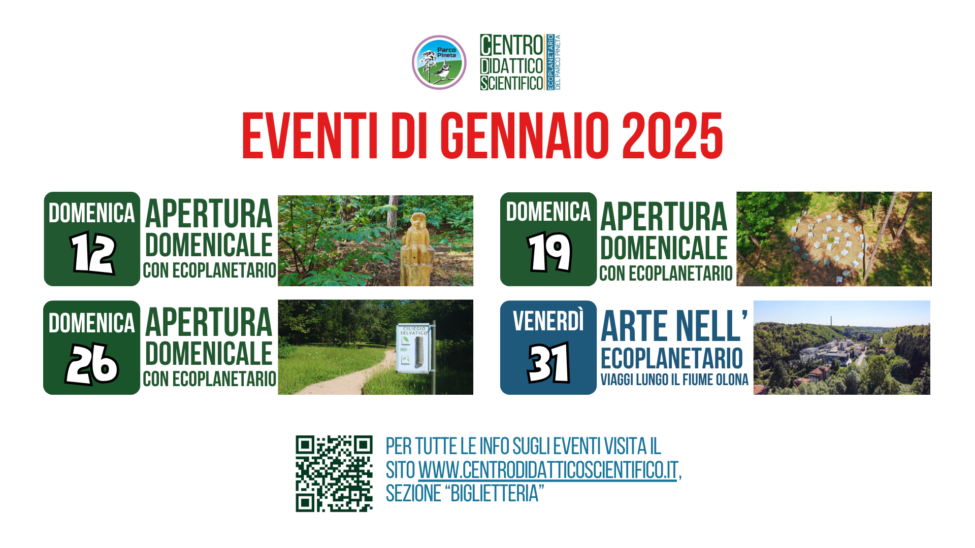 Al Centro Didattico Scientifico: serata arte nell'Ecoplanetario