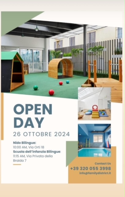 Family District: Open day nido e scuola dell'infanzia