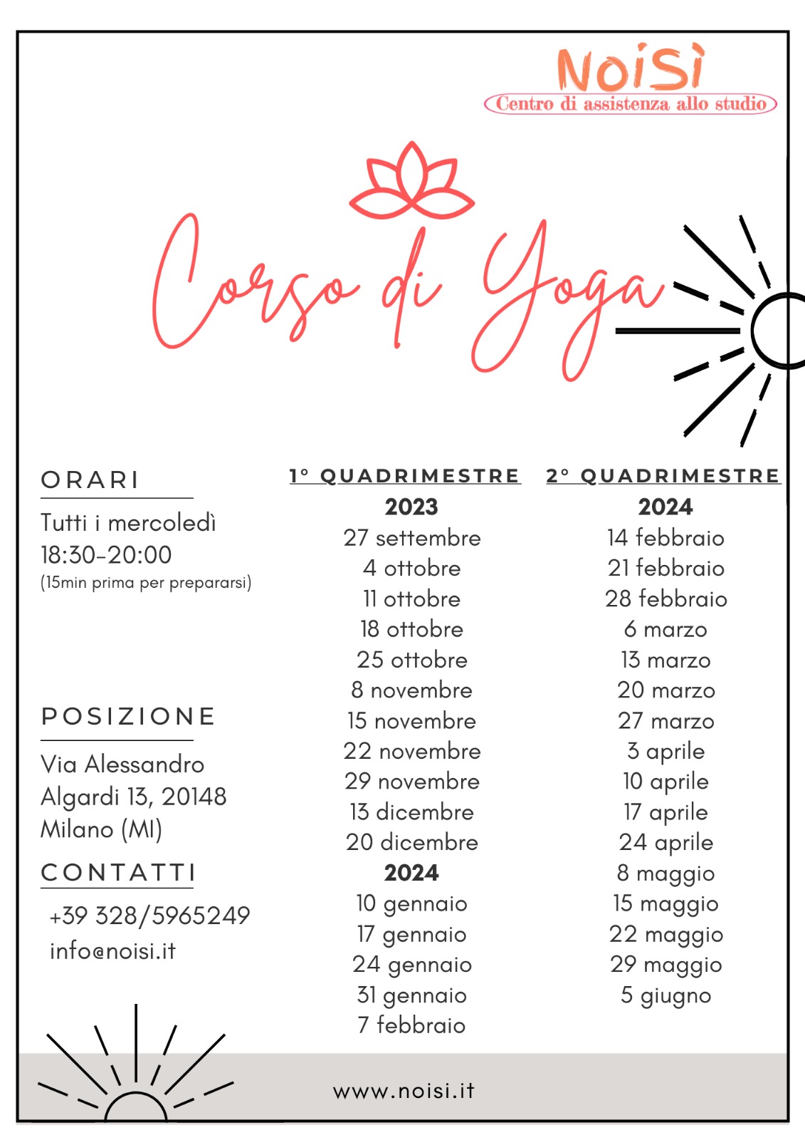 corso di yoga