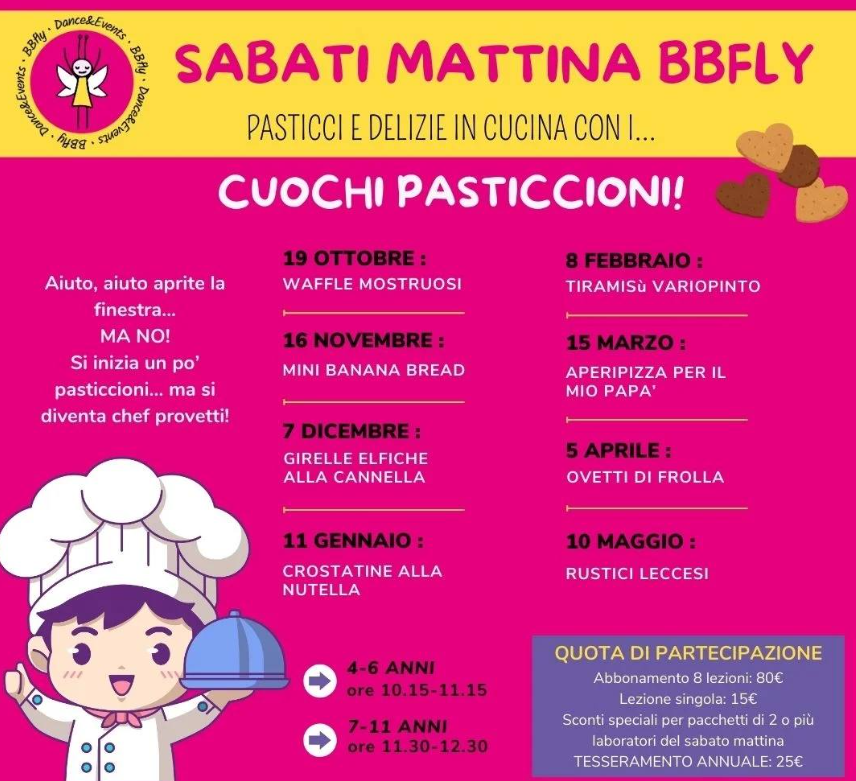 BBfly Dance & Events: Cuochi pasticcioni