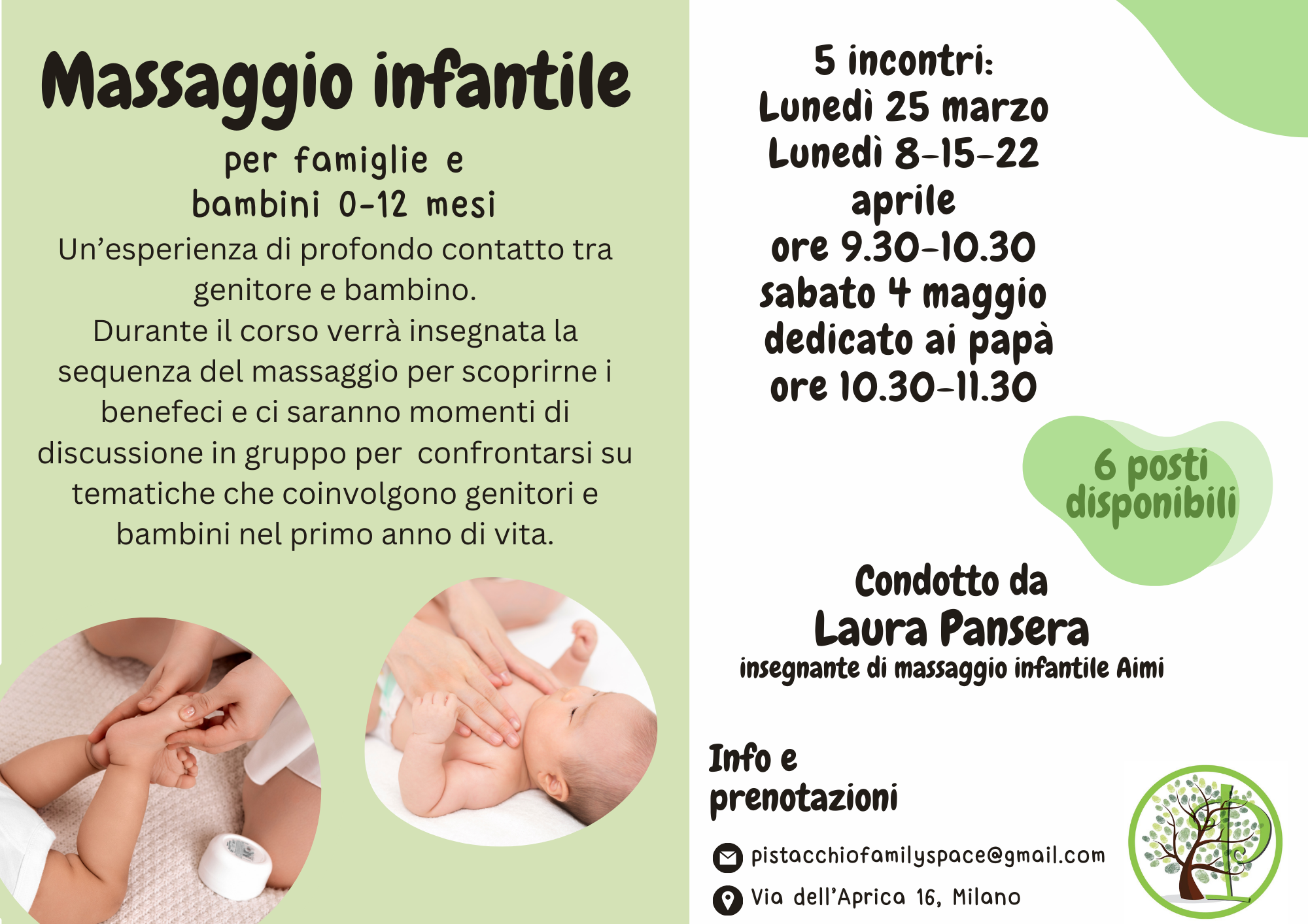 massaggio infantile