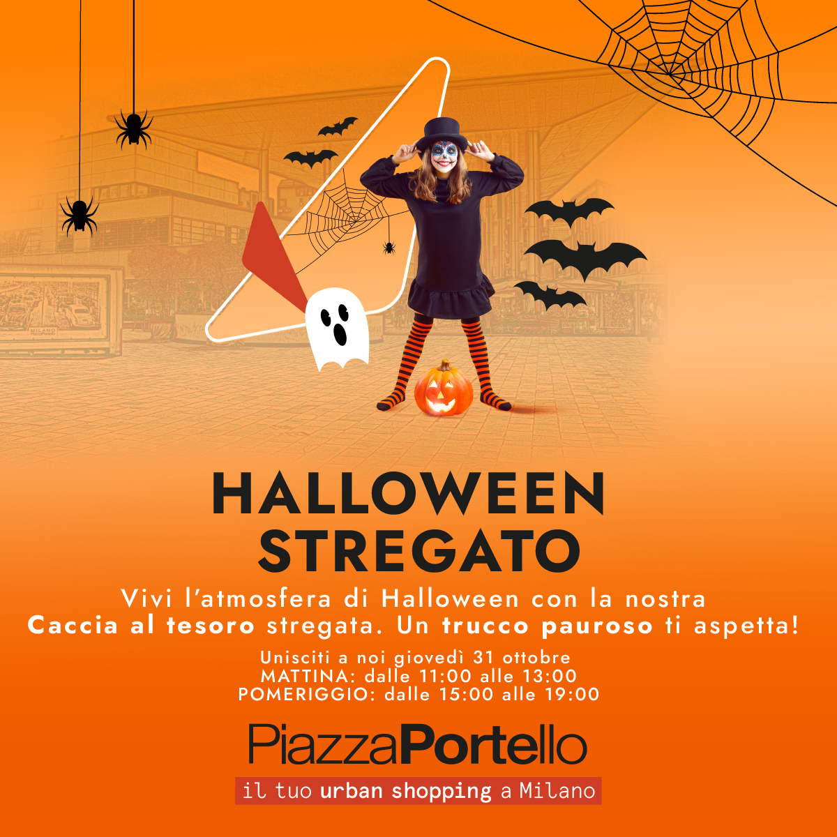 Piazza Portello: festa stregata di Halloween