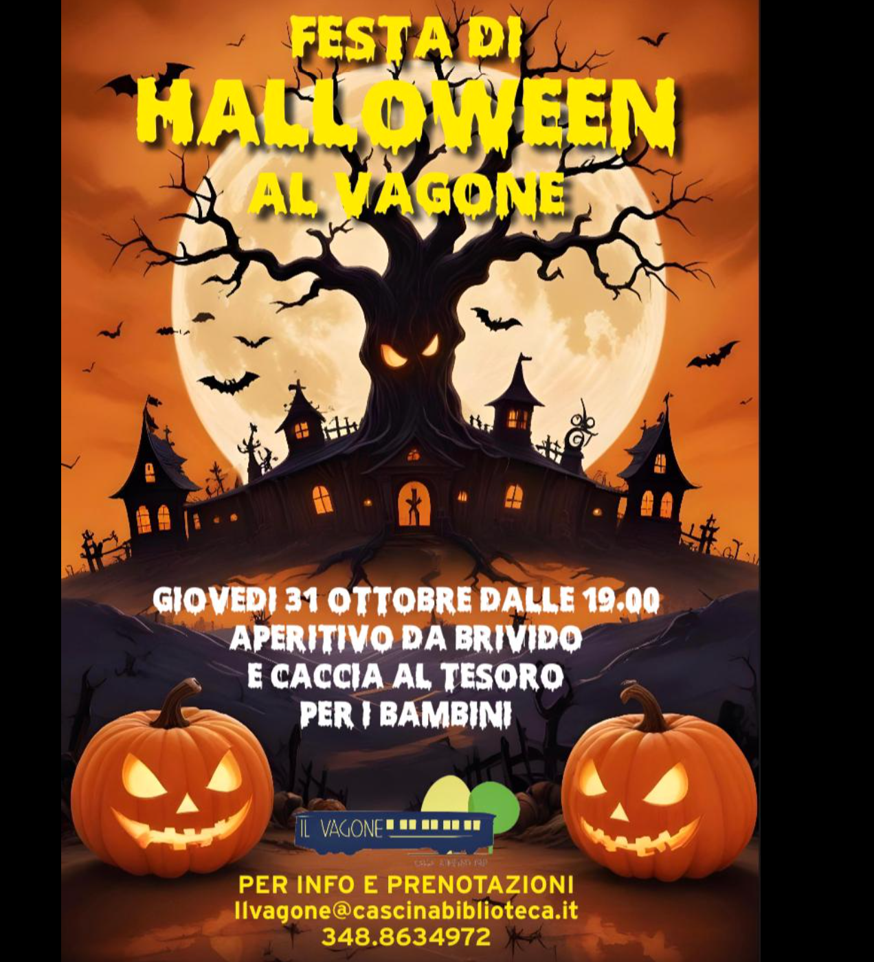 Festa di Halloween alla Cascina Biblioteca