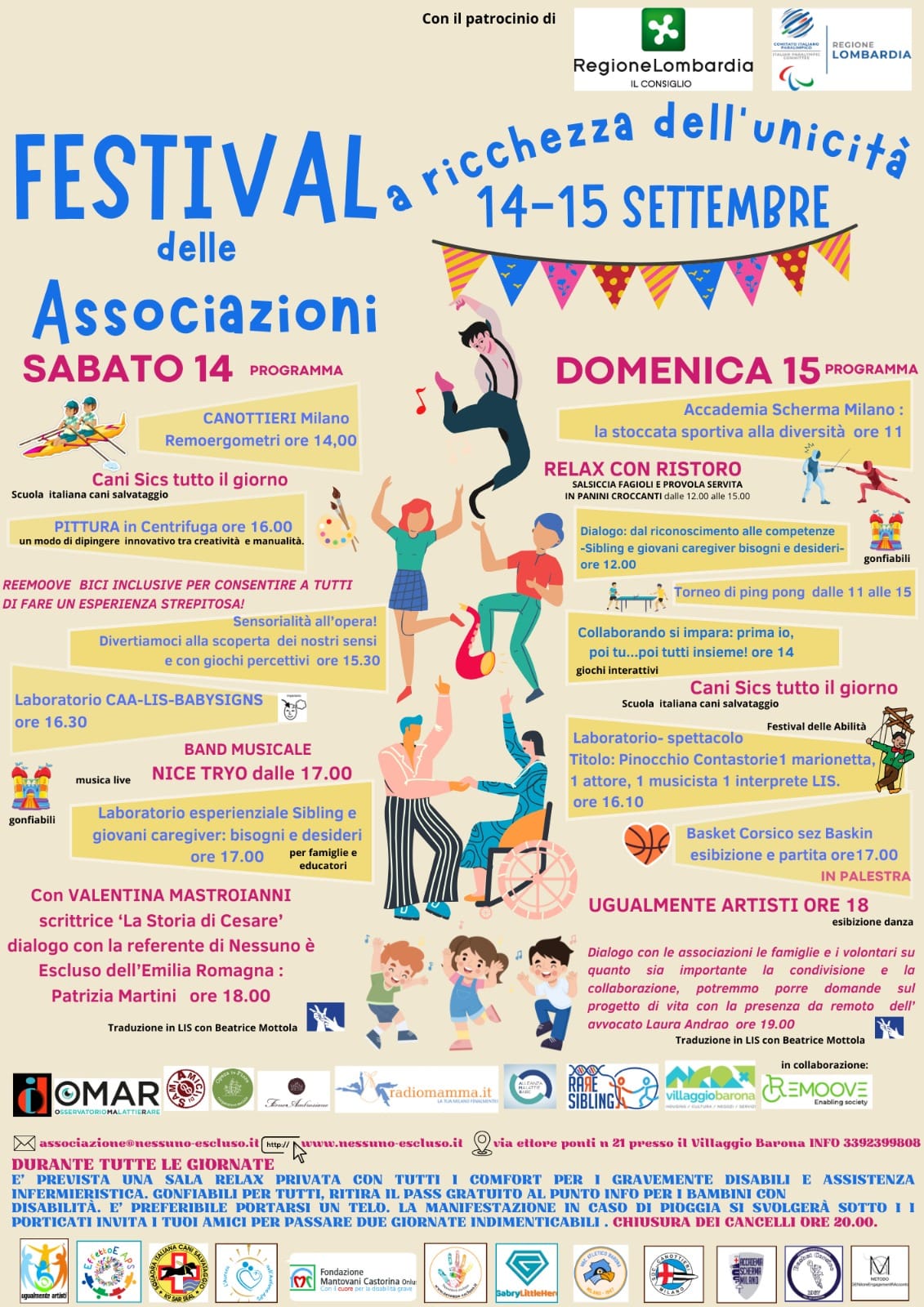 Nessuno è escluso: Festival delle Associazioni-la ricchezza delle unicità