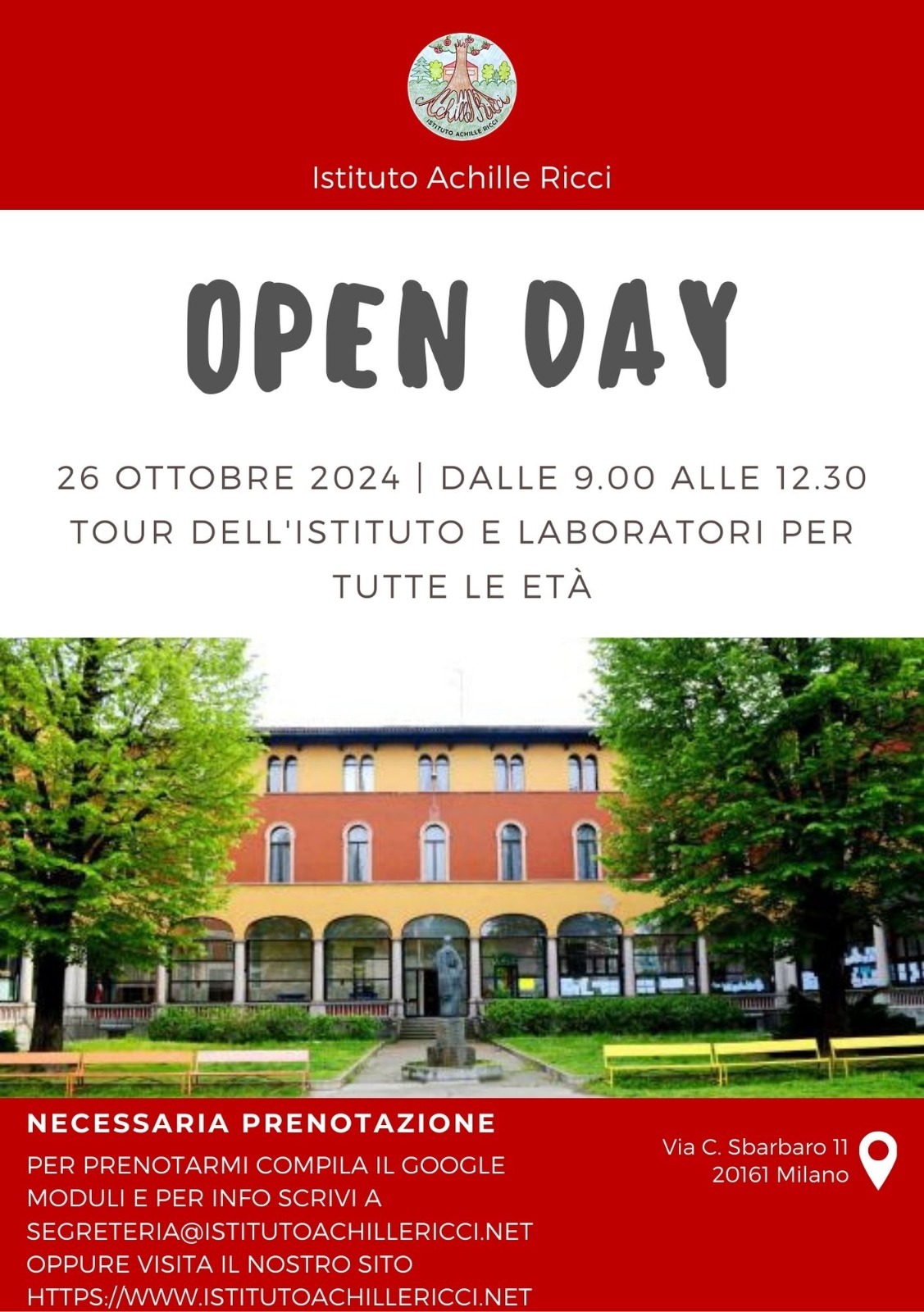 Istituto Achille Ricci: Open day!