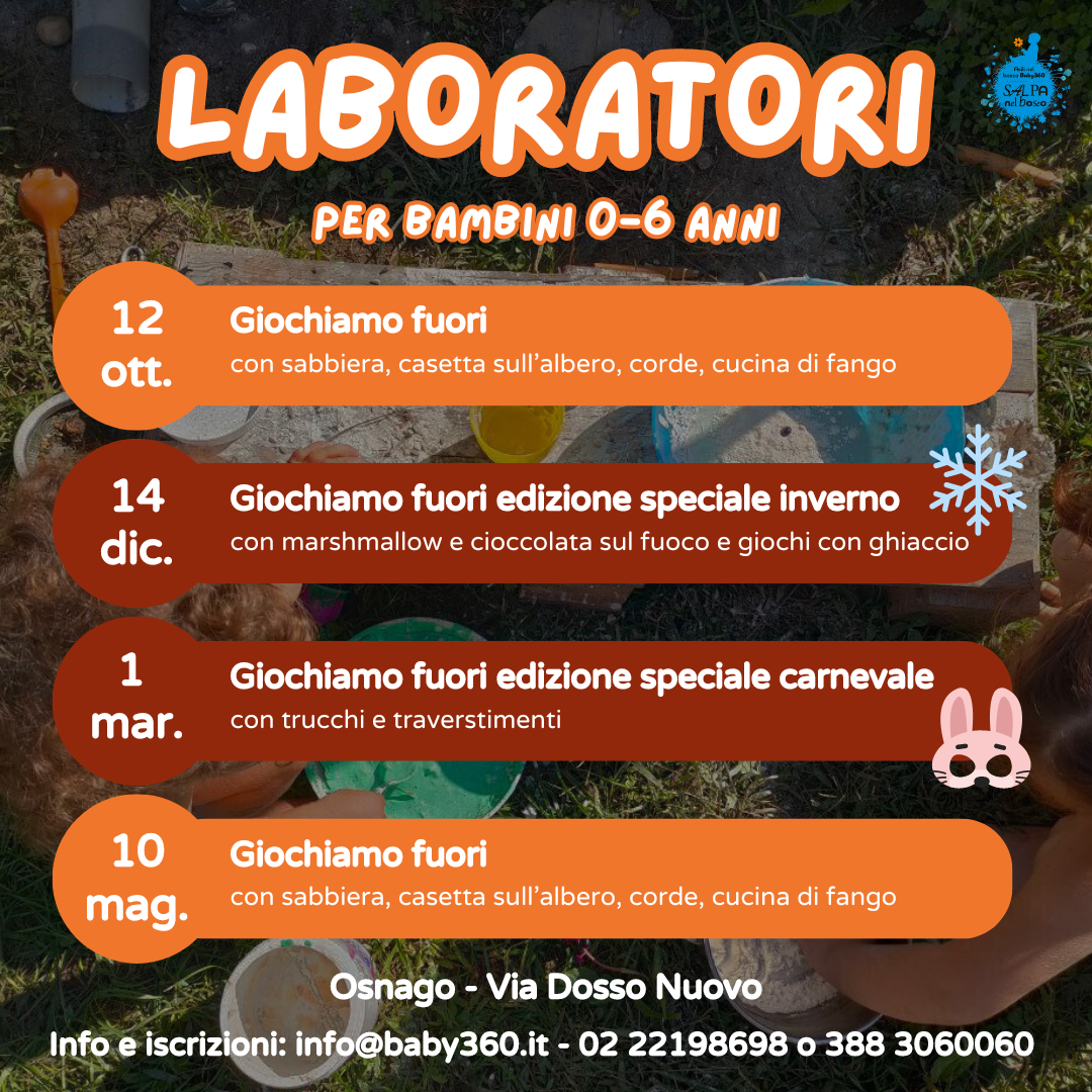 Baby 360: i lab di Salpa nel bosco