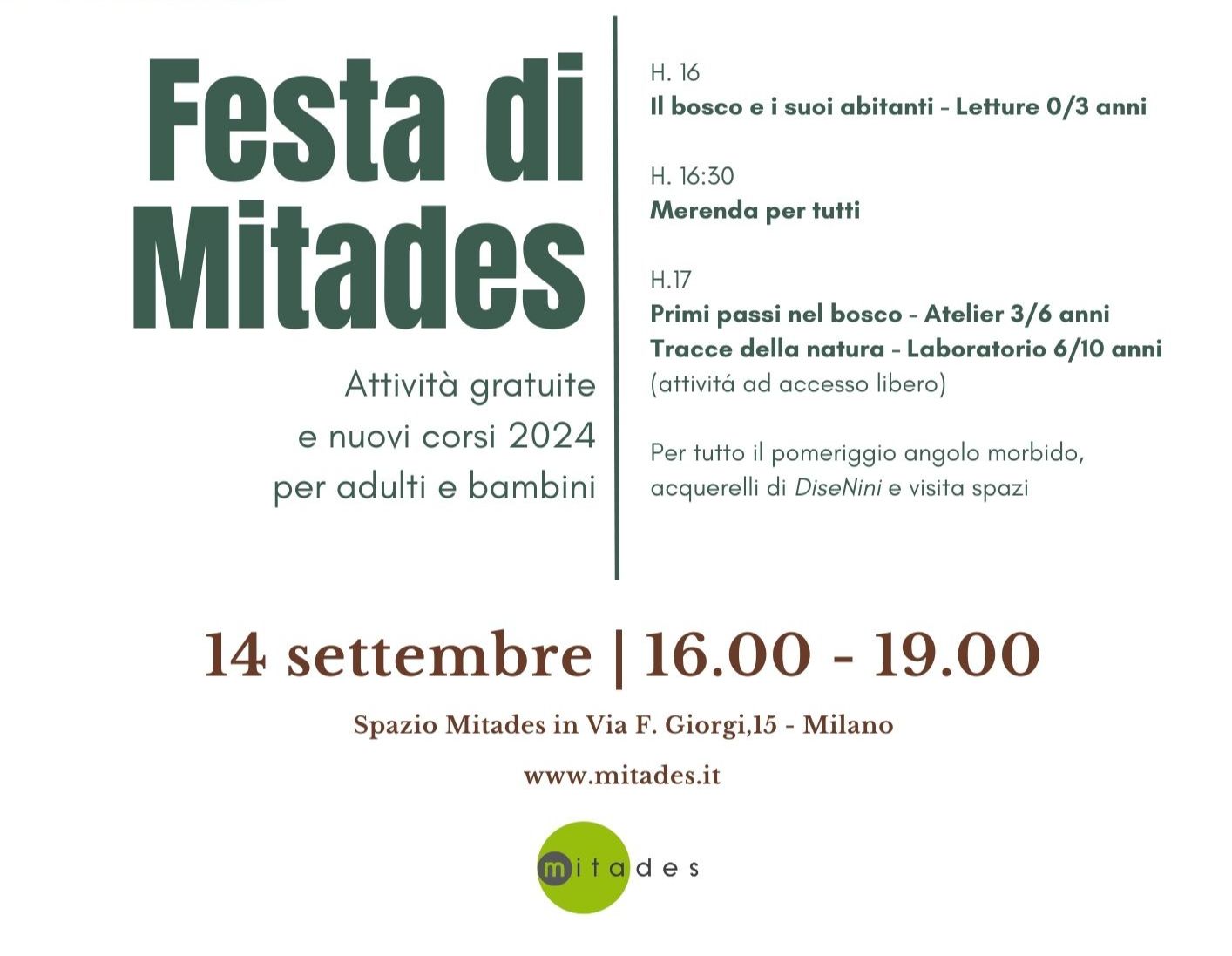 Festa di inizio anno di Mitades!