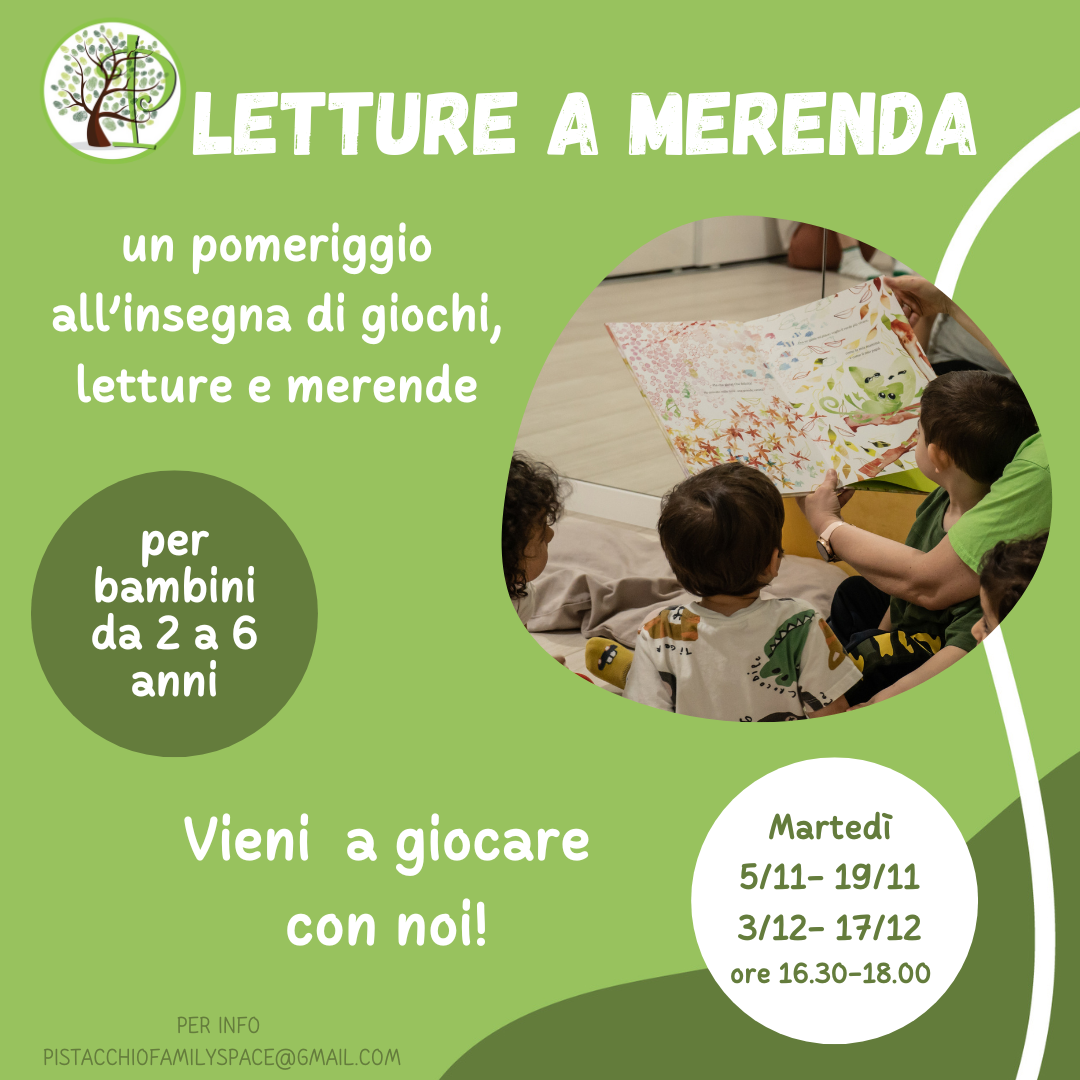 Pistacchio Family Space: Letture a merenda