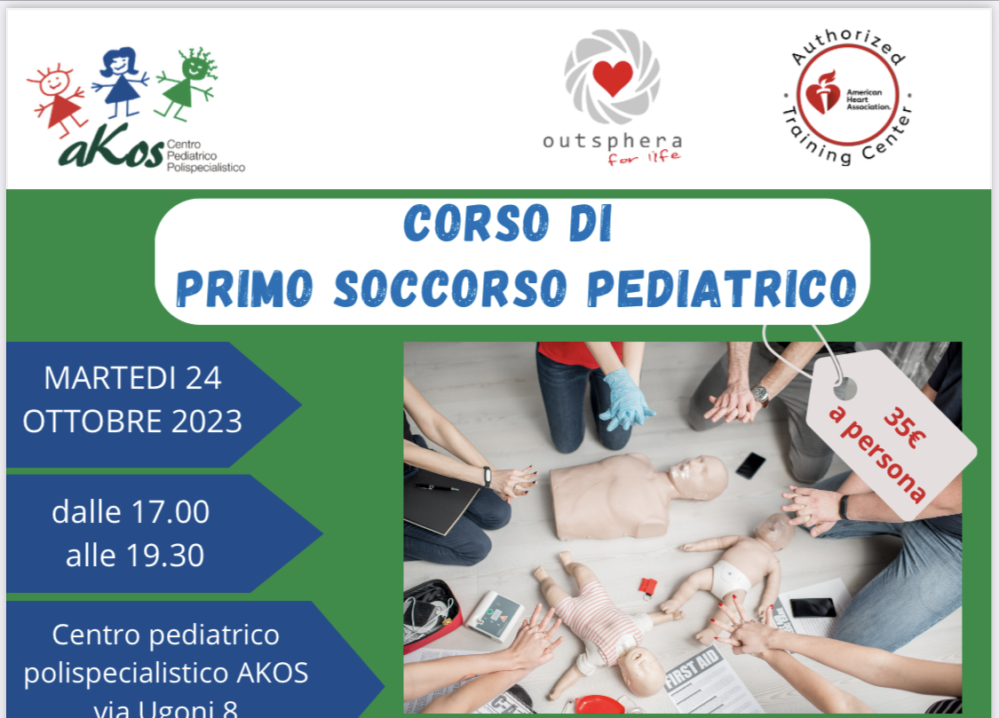 Akos corso  di primo soccorso pediatrico 