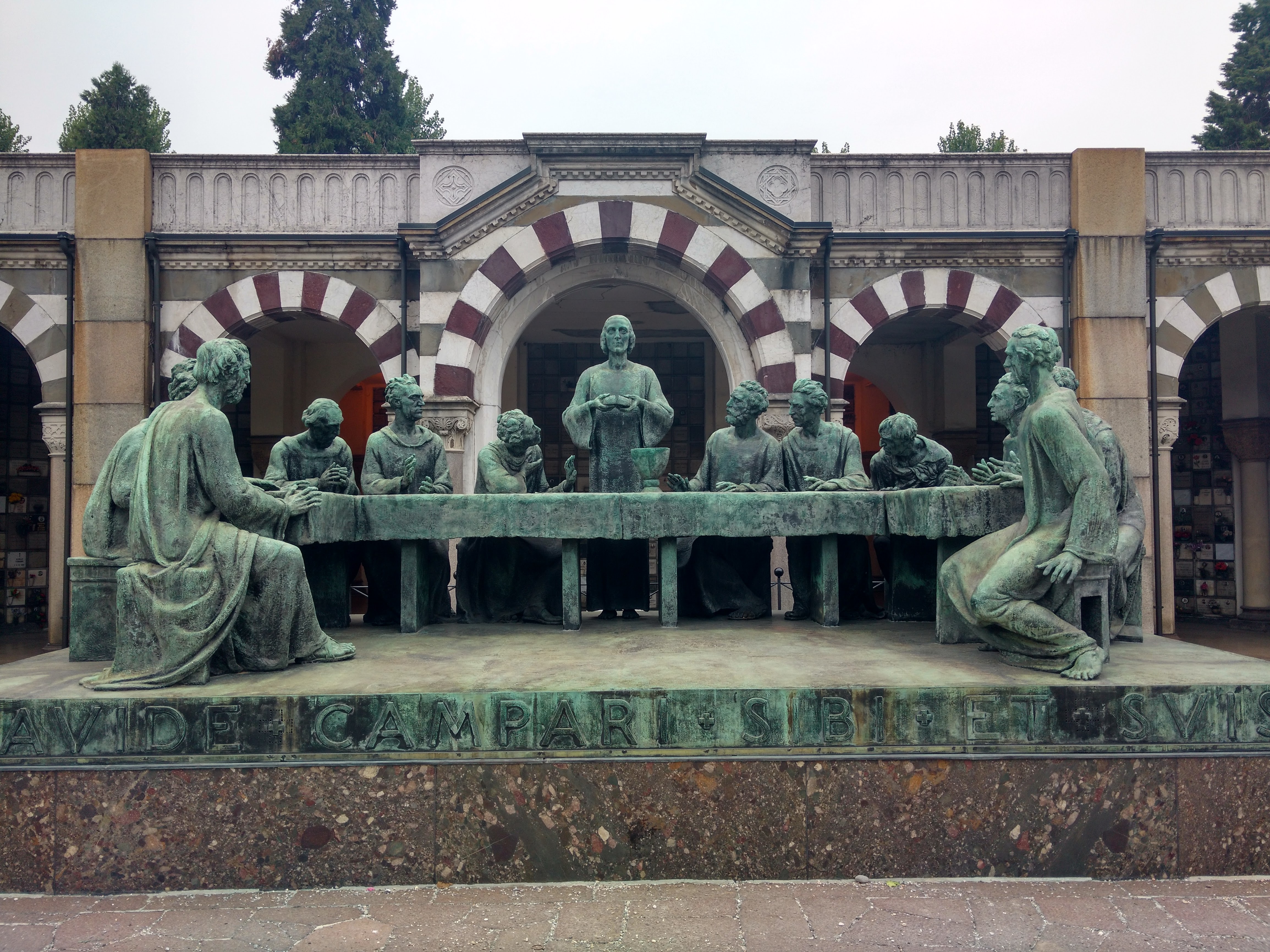 tomba campari al Cimitero Monumentale di Milano