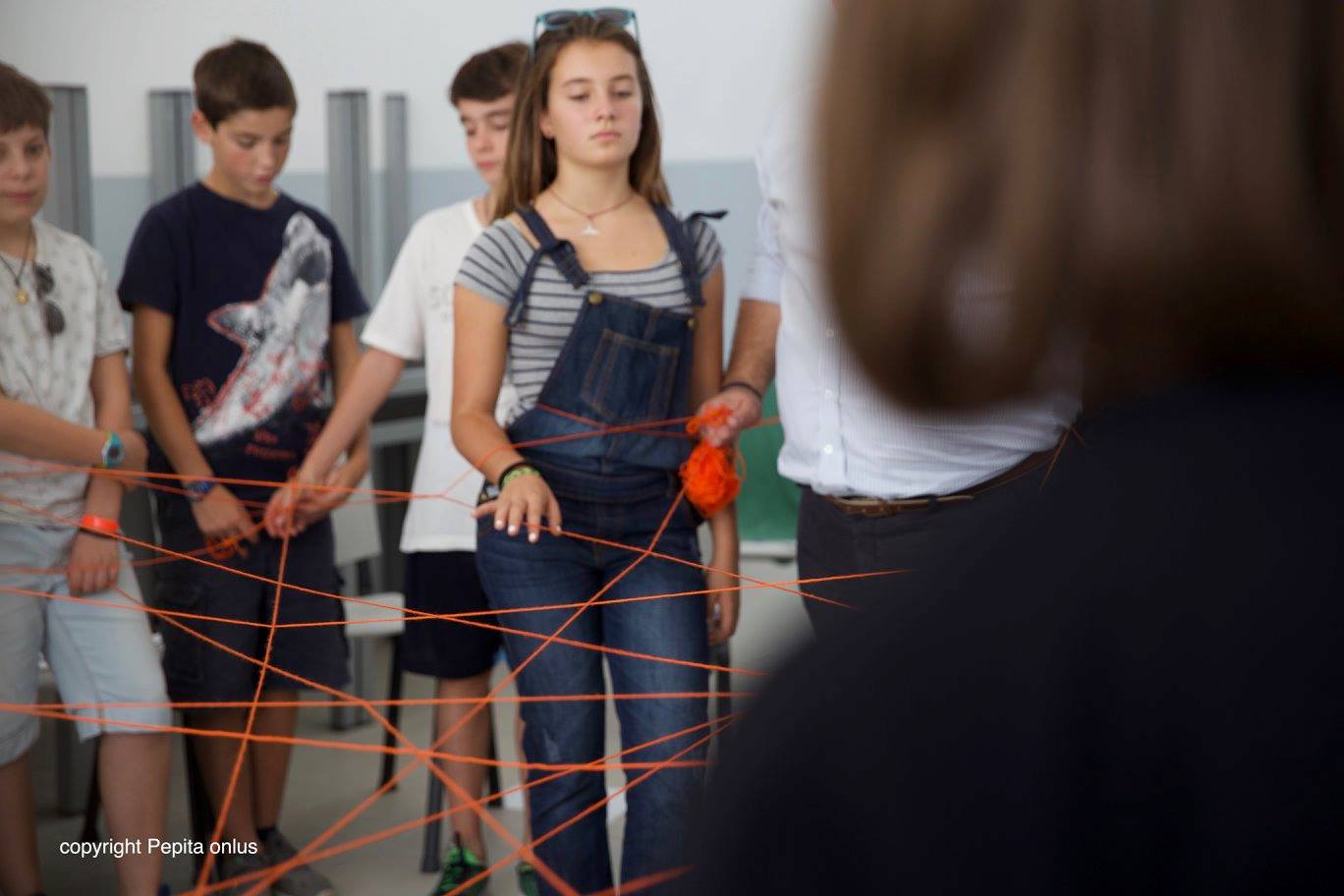 I teenager del workshop Digital Family riflettono sul concetto di connessi in rete