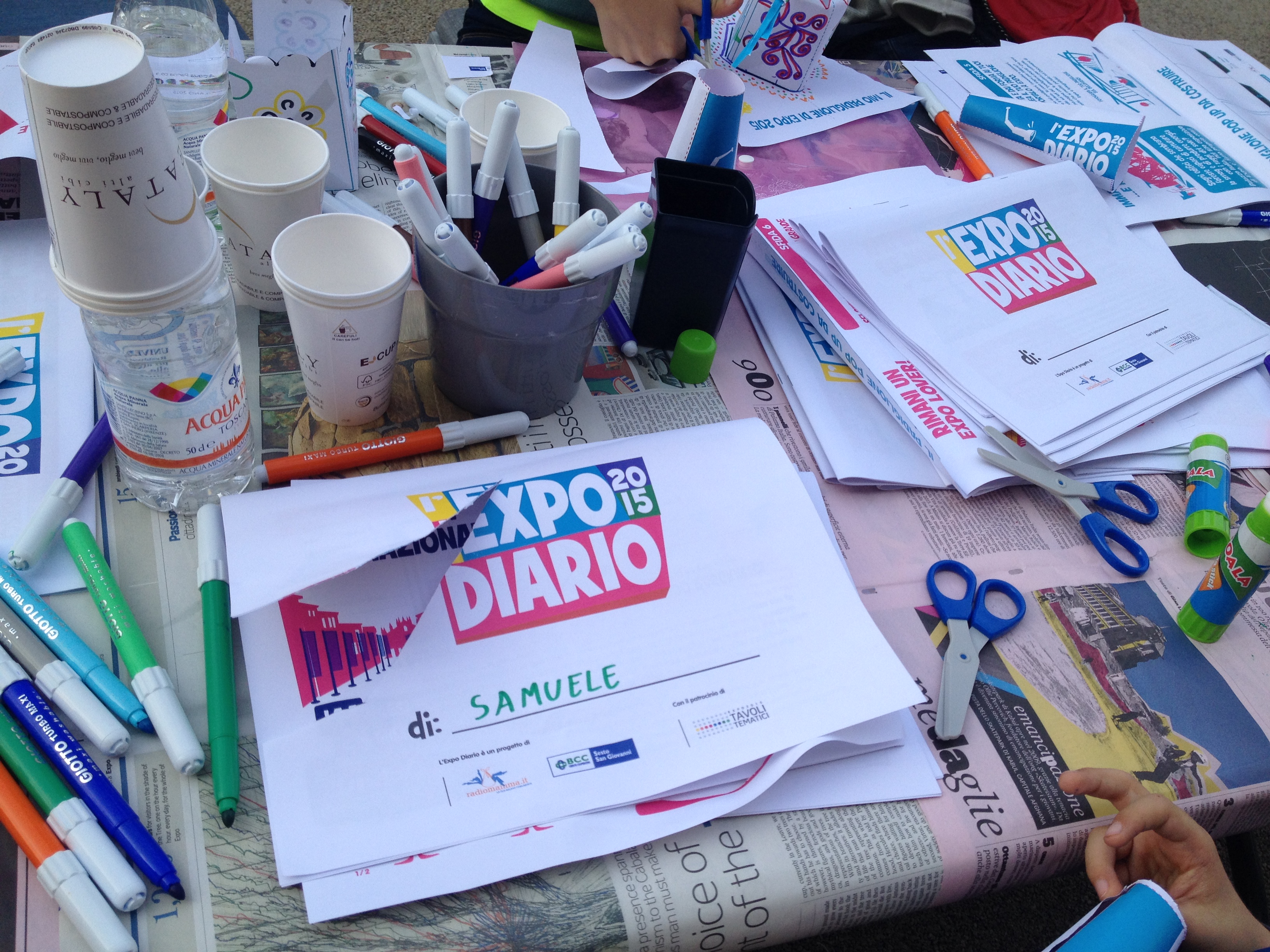 Personalizza il tuo diario dell'Expo