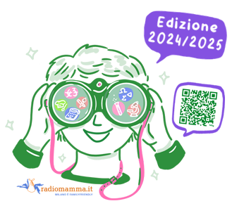 Disegno di un adolescente che guarda nel cannocchiale al suo futuro 