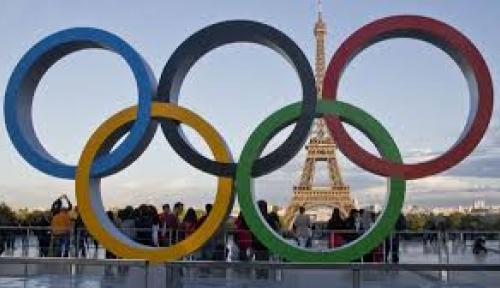 I cinque cerchi delle Olimpiadi di Parigi